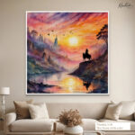 Twilight Fantasy Canvas Wall Art - Image 6