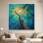 Emerald Canopy Canvas Wall Art - Image 6