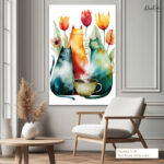 Whimsical Morning Canvas Wall Art - Image 6