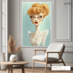 Retro Elegance Canvas Wall Art - Image 6