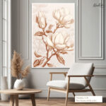 Serene Magnolias Canvas Wall Art - Image 6