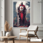 Valiant Guardian Canvas Wall Art - Image 6