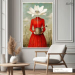 Petal Head Canvas Wall Art - Image 6