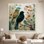 Whimsical Woodland Trio Canvas Wall Art - Image 6