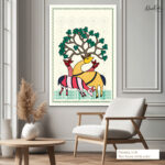 Harmony Under the Sacred Tree Canvas Wall Art - Image 6