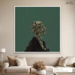 Stone Mosaic Muse Canvas Wall Art - Image 6