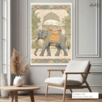 Majestic Maharaja Elephant Canvas Wall Art - Image 6