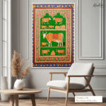 Shrinathji's Cows Canvas Wall Art - Image 6