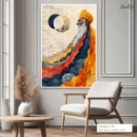 Celestial Waves Canvas Wall Art - Image 5