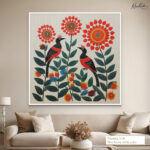 Tribal Bloom Canvas Wall Art - Image 6