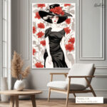Noir Elegance Canvas Wall Art - Image 6