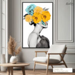 Citrus Bloom Muse Canvas Wall Art - Image 7