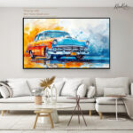 Azure Horizon Canvas Wall Art - Image 7
