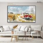 Golden Fields Journey Canvas Wall Art - Image 7