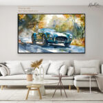 Emerald Speedster Canvas Wall Art - Image 7