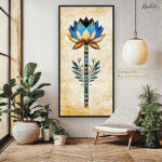 Sacred Bloom Canvas Wall Art - Image 7