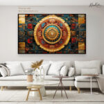 Sacred Wheel Canvas Wall Art - Image 7
