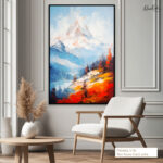 Alpine Glow Canvas Wall Art - Image 7