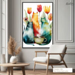 Whimsical Morning Canvas Wall Art - Image 7