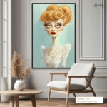 Retro Elegance Canvas Wall Art - Image 7