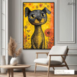 Solar Pup Canvas Wall Art - Image 7