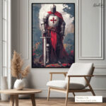 Valiant Guardian Canvas Wall Art - Image 7