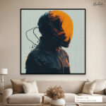 Cosmic Silence Canvas Wall Art - Image 7