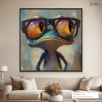Speckled Spectacles Canvas Wall Art - Image 7