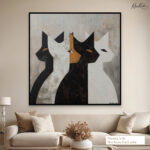 Sleek Shadows Canvas Wall Art - Image 7