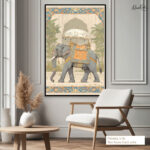 Majestic Maharaja Elephant Canvas Wall Art - Image 7
