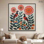 Tribal Bloom Canvas Wall Art - Image 7