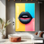 Pop Art Lips Acrylic Wall Art - Image 7