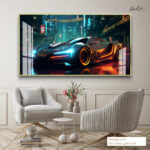 The Midnight Car Acrylic Wall Art - Image 7