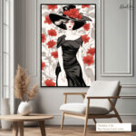 Noir Elegance Canvas Wall Art - Image 7