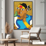 Modern Jamini Canvas Wall Art - Image 7