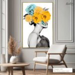 Citrus Bloom Muse Canvas Wall Art - Image 8