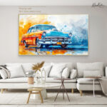 Azure Horizon Canvas Wall Art - Image 8