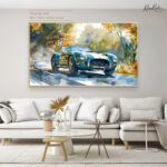 Emerald Speedster Canvas Wall Art - Image 8