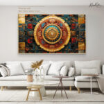 Sacred Wheel Canvas Wall Art - Image 8