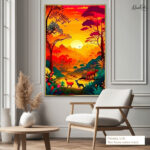 Jungle Majesty Canvas Wall Art - Image 8