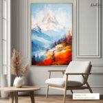 Alpine Glow Canvas Wall Art - Image 8