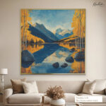 Autumn Mountain Canvas Wall Art - Image 8
