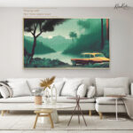 Emerald Escape Canvas Wall Art - Image 8