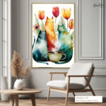 Whimsical Morning Canvas Wall Art - Image 8