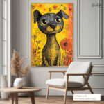 Solar Pup Canvas Wall Art - Image 8