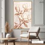 Serene Magnolias Canvas Wall Art - Image 8