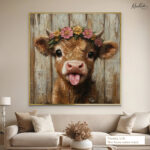 Bloom & Moo Canvas Wall Art - Image 8