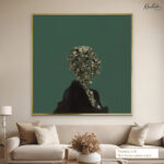 Stone Mosaic Muse Canvas Wall Art - Image 8