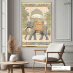 Majestic Maharaja Elephant Canvas Wall Art - Image 8