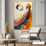 Celestial Waves Canvas Wall Art - Image 6